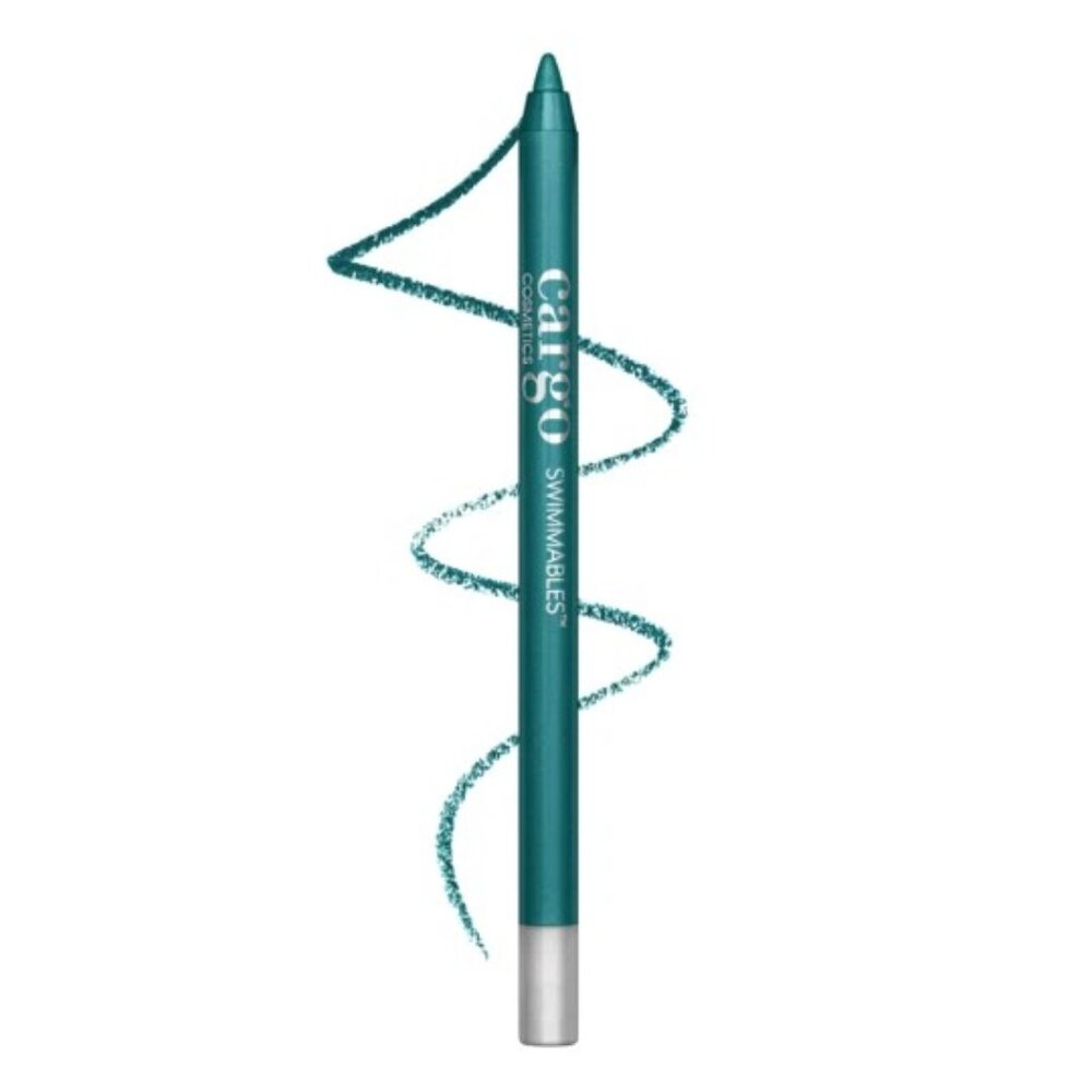 Cargo SWIMMABLES EYE LINER Pencil Waterproof Eyeliner, Lake Geneva teal blue